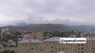 Azerbaycan hava kuvvetleri Hankendi/Xankəndi bölgesindeki işgalci ermeni karargahlarını vurdu.