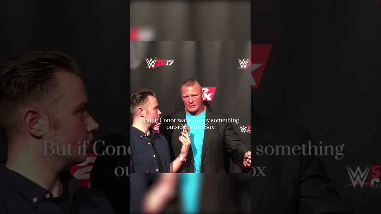 UFC vs WWE || Conor McGregor's weight is equal to Brock Lesnar's Left leg 😂😂 