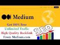 how to get backlinks from medium | Fast rank post on google first page in 2021