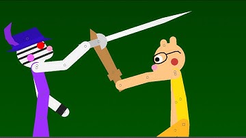 “”Zizzy V.S Pony.” Piggy Stick Nodes Battle.