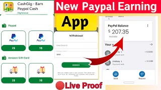 $1minimum|cashGig App|CashGig | New paypal Earning app Today | PaypalEarning app without investment screenshot 1