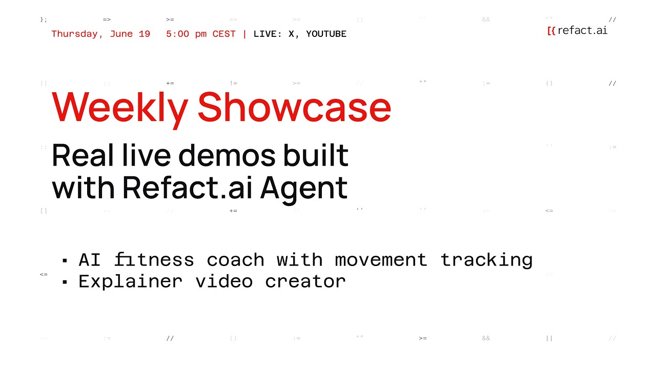 Build Amazing Apps with AI: Fitness Tracker & Educational Tools Demo | Refact AI Agent