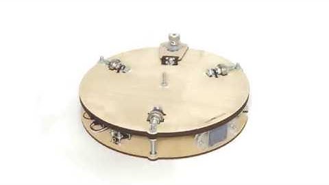 3D Rotary table for shooting at 360 degrees - PhotoPizza D250 plywood