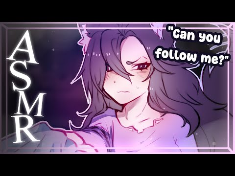 【ASMR RP】Shy Werewolf Girl Scratches your Scalp and Sniffs You to make you relax 🐺