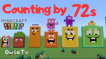 Counting by 72s Song Numberblocks Minecraft | Skip Counting by 72s | Math Songs for Kids