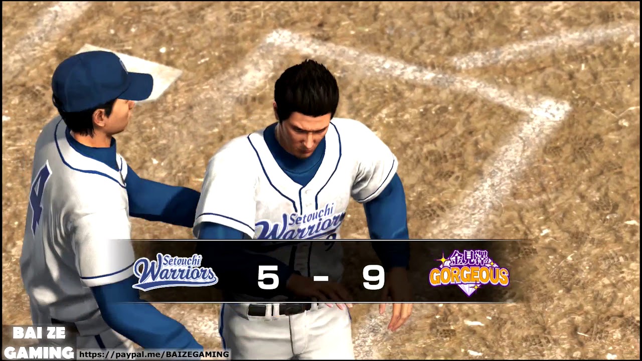 Yakuza 6 108 True Bonds! Baseball Defeated! Sub39 YouTube