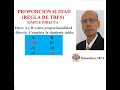 PROPORCIONALIDAD (REGLA DE TRES) SIMPLE DIRECTA