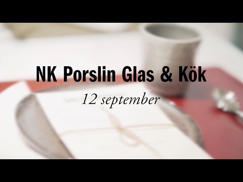 Event på NK Glas. Porslin & Kök