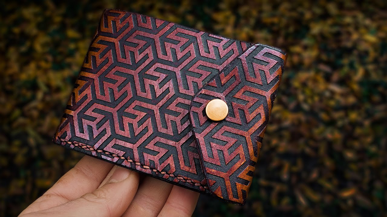 🚨NEW DIY TUTORIAL 🚨 Step-by-step on How to Engrave your Personal Lea, Leather Wallet