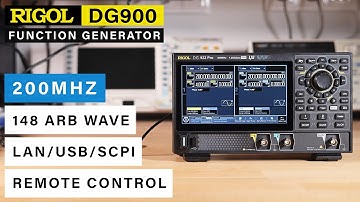 [NEW] Rigol DG900 Pro Series ⭐ 70Mhz to 200Mhz Arbitrary Function Generators!