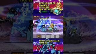 The Battle Cats : Kai lv60+70 vs Mount Aku (Invasion) #shotrs #thebattlecats #bcu