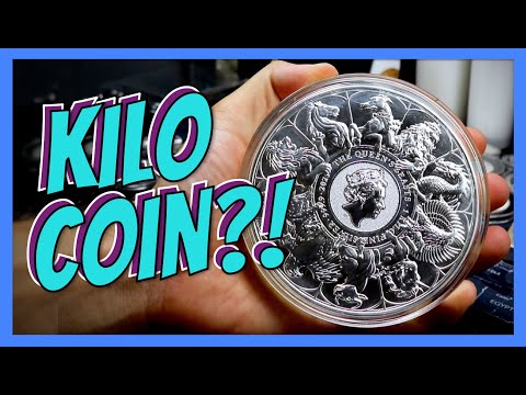 MIND BLOWN!  Silver Kilo Coin [Unboxing] Queens Beast Series Completer Coin