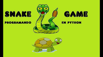 PROGRAMANDO en PYTHON JUEGO DE LA SERPIENTE || P.1  turtle, ventana gráfica y crear un elemento