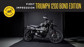 2020 Triumph Scrambler 1200  BOND EDITION \/\/ 5 Quick Facts