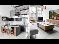Modern Studio Loft Makeover - Final Reveal, Furniture Decor, Desk Setups!