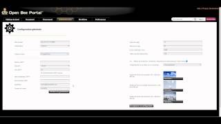 Administration - configuration générale (intermédiaire) - tutoriel Open Bee Portal