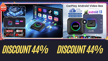 SM6225 CarlinKit CarPlay Ai Box Android 13 Smart TV Box Netflix IPTV Streaming Box CarPlay