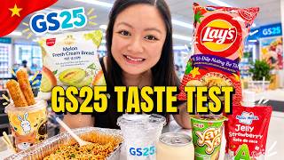 Trying Korean Convenience Store Food in Vietnam 🇻🇳 GS25 Taste Test