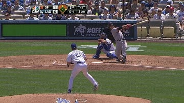 SF@LAD: Posey lines an RBI single to right field