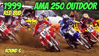 1999 AMA 250 OUTDOOR MOTOCROSS FROM RED BUD  ROUND 6