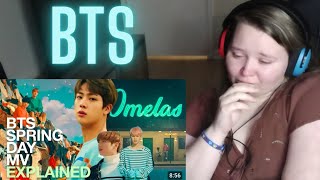 😭 FIRST Reaction to BTS - SPRING DAY EXPLAINED 😭