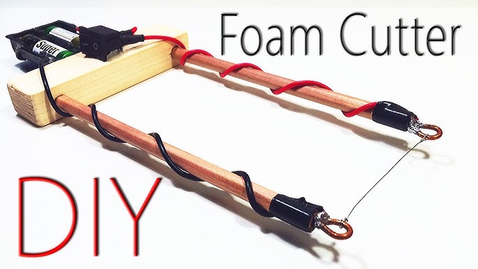 9v battery made into a hot wire foam cutting tool - video - Everything  Else - Glowforge Owners Forum