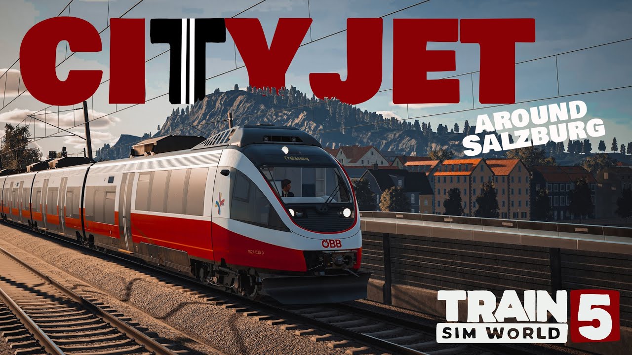 Cityjet Around Salzburg | ÖBB 4024 | Early Morning S2 | Train Sim World 5 | #050