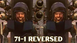 Skibidi Toilets 72-1 ALL Episodes REVERSED (1- 72 PT. 1)