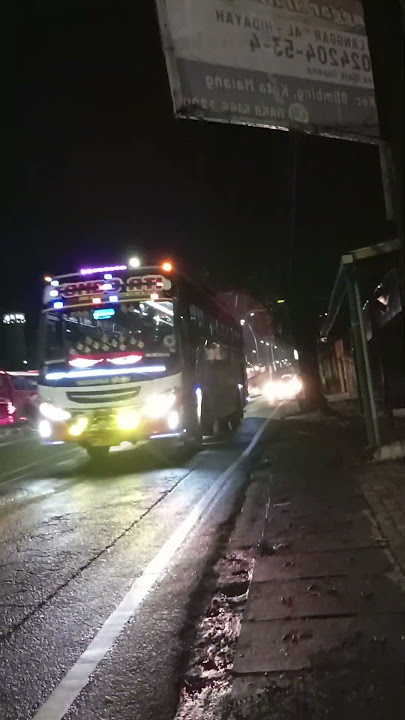 Telolet Basuri Mendem  Bus Harapan Baru Tombo Ati