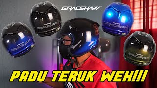 GRACSHAW GLAZZO DUAL TONE | HELMET OPEN FACE TERPALING HENSEM