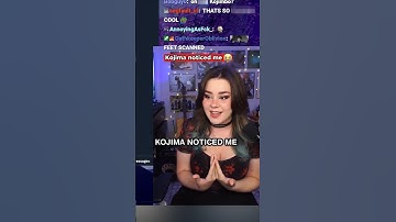 KOJIMA NOTICED ME 😭