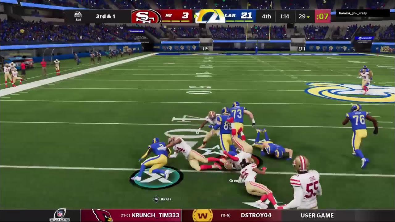 Niners vs Rams YouTube
