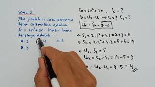 Kupas Soal Deret Aritmatika (5) || Matematika Kelas XI || #OprekMafiki Kupas Soal Deret Aritmatika (5) || Matematika Kelas XI || #OprekMafiki