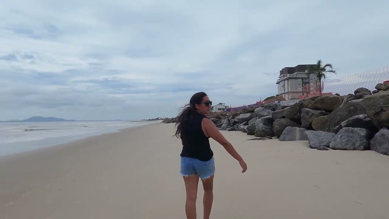 itapoa sc ￼ testando o Drone de DJl neo