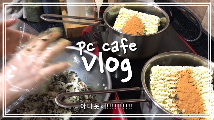 [vlog] 피시방 알바 브이로그/벌써 여덟 개째네