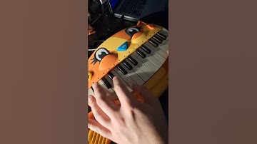Overcompensate on a Cat Piano #twentyonepilots #piano #shorts #music #catpiano #clancy #cover