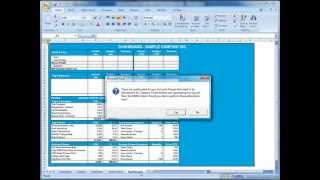 Sage 300 ERP Intelligence Dashboard