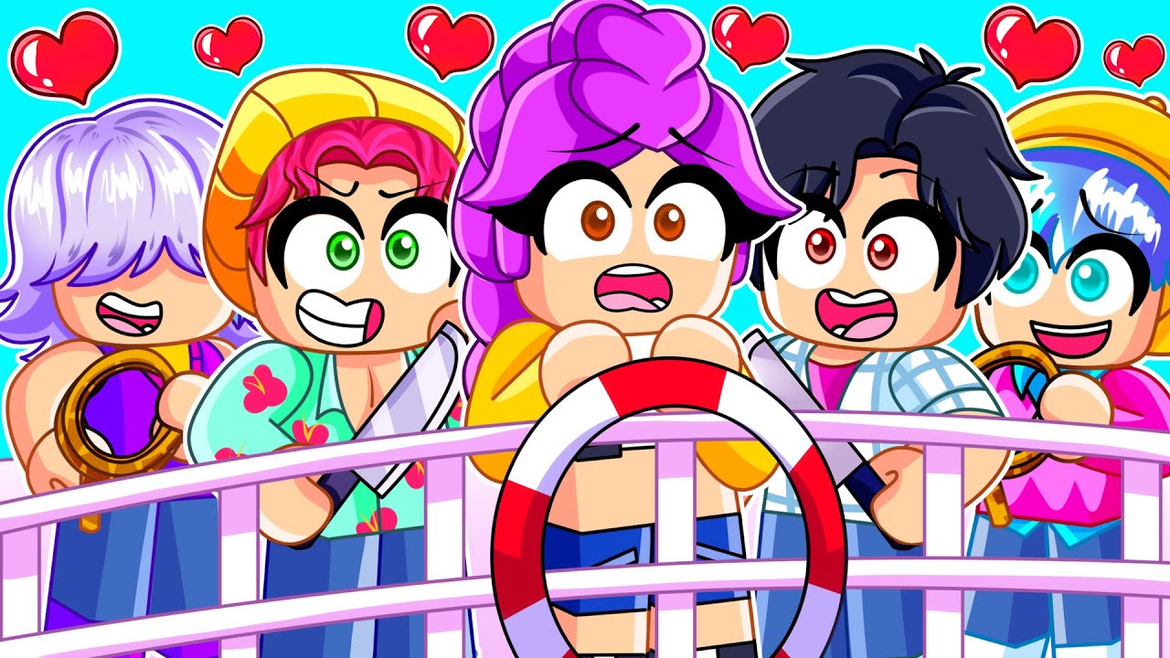 TODO LOS CHICOS se ENAMORAN de RUMI en un YATE en Roblox! (Kpop Demon Hunters)