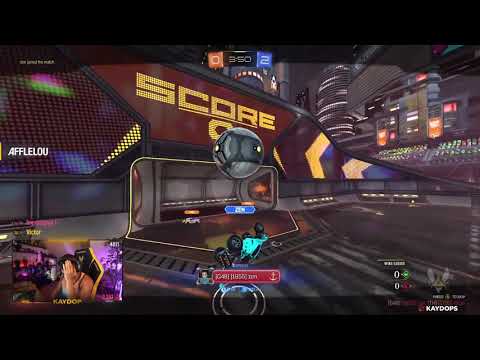 KAYDOP SE PREND UN TRIPLE FLIP RESET EN 2V2 SUR ROCKET LEAGUE !