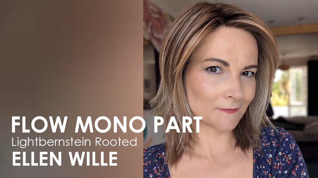 Kay's Wig Review - Flow Mono Part by Ellen Wille in Lightbernstein Rooted