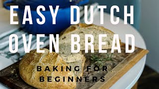 Easy Dutch Oven Bread | Baking for Beginners by Kait 1,089 views 4 years ago 15 minutes