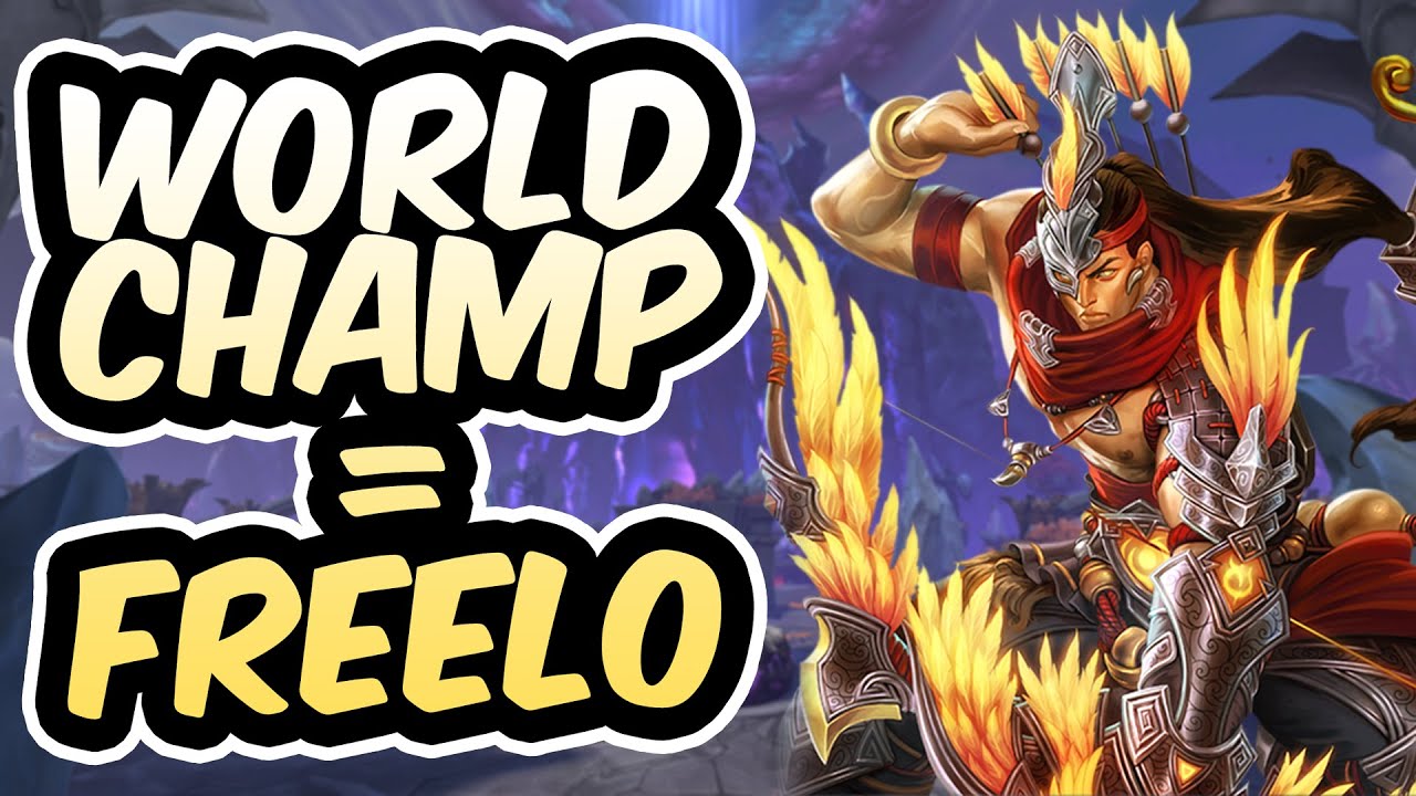 WORLD CHAMPION CONTENDER SMITE PRO?! MORE LIKE FREELO IN SMITE