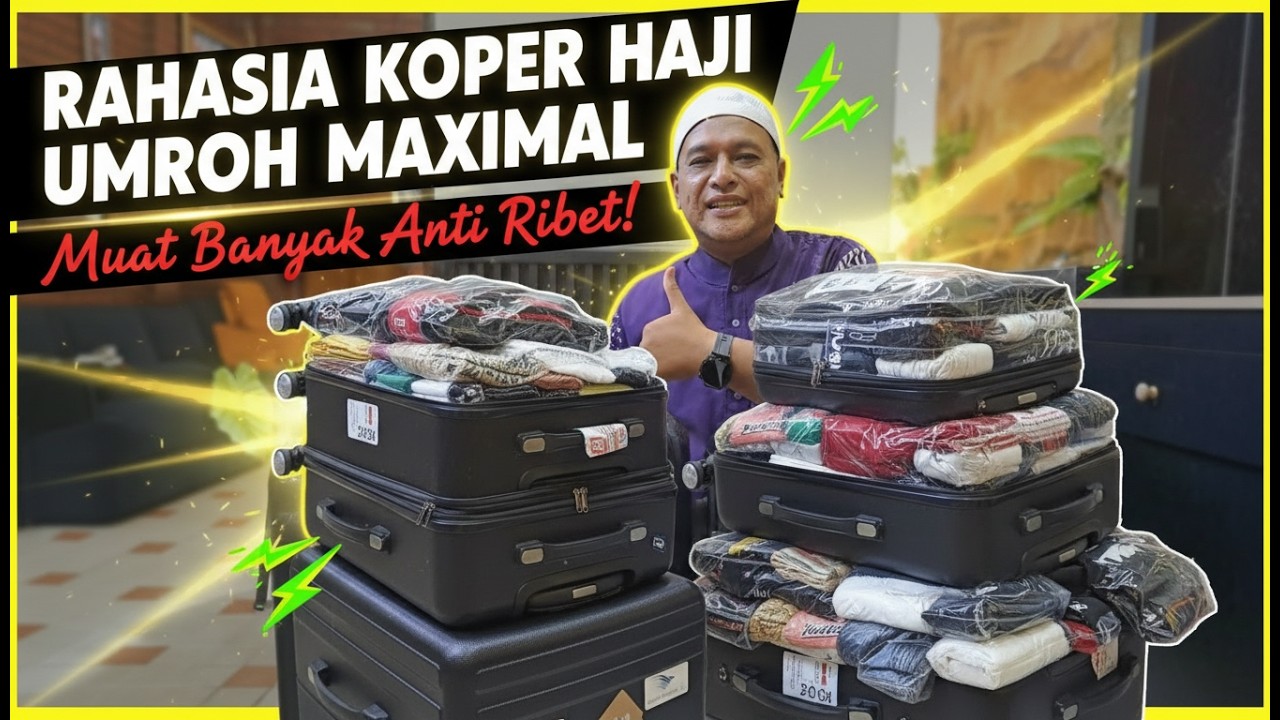 TIPS PACKING KOPER HAJI UNTUK JAMAAH PRIA