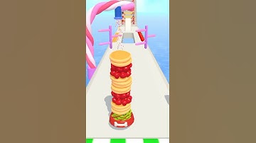 Pancake Run🥪🍌 Mobile gameplay walkthrough 🍇(Android iOS games) (All level)129 |#pancakerun #shorts