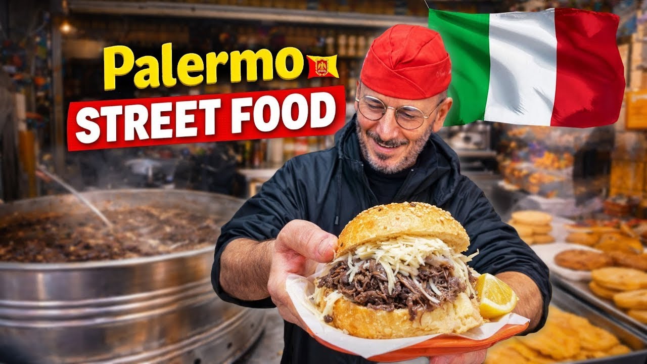 The video "24H Of Italian Food in PALERMO, Sicily | Local Markets & Insane Street Food" Is Monetized