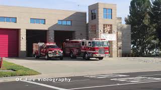 OCFA Medic 57 and Engine 157 responding