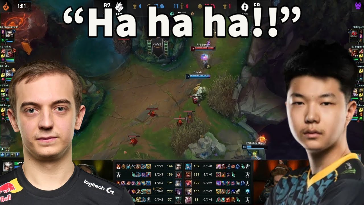 French Casters LAUGH At EG jojopyun Not Landing A Spell On Caps!!