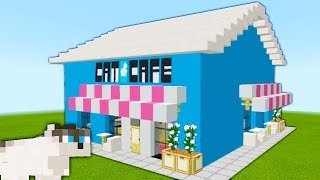 Minecraft Tutorial: How To Make A Cat Cafe 2019 City Tutorial