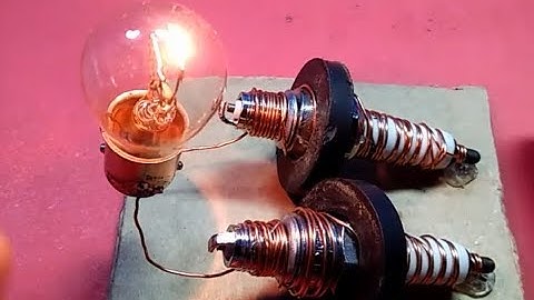 magnet free energy generator with spark plug new technology science  100% working