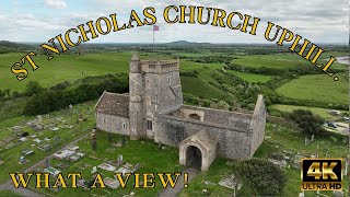 St Nicholas Church Uphill Somerset 🇬🇧 | Stunning 4K Drone Views | DJI Mavic 3 Classic screenshot 5